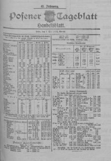 Posener Tageblatt. Handelsblatt 1902.05.09 Jg.41