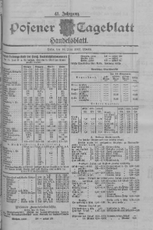 Posener Tageblatt. Handelsblatt 1902.06.18 Jg.41