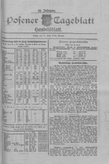Posener Tageblatt. Handelsblatt 1902.06.19 Jg.41