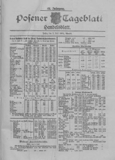 Posener Tageblatt. Handelsblatt 1902.07.02 Jg.41