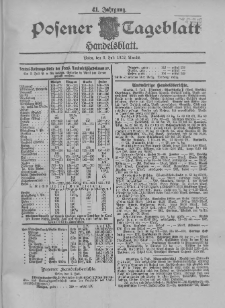 Posener Tageblatt. Handelsblatt 1902.07.03 Jg.41