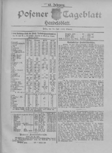 Posener Tageblatt. Handelsblatt 1902.07.24 Jg.41