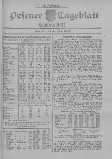 Posener Tageblatt. Handelsblatt 1902.09.04 Jg.41