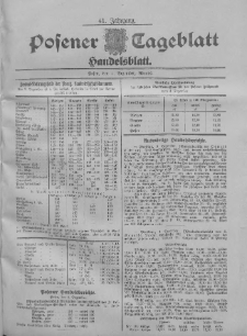Posener Tageblatt. Handelsblatt 1902.12.04 Jg.41