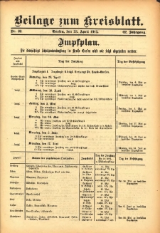 Beilage zum Kreisblatt 1932.04.23 Jg.62 Nr33