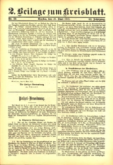 2. Beilage zum Kreisblatt 1913.06.21 Jg.62 Nr50