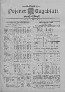 Posener Tageblatt. Handelsblatt 1903.02.18 Jg.42