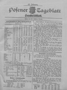 Posener Tageblatt. Handelsblatt 1903.02.28 Jg.42