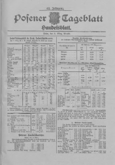 Posener Tageblatt. Handelsblatt 1903.03.04 Jg.42