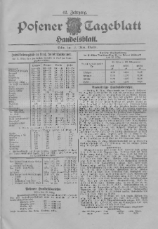 Posener Tageblatt. Handelsblatt 1903.03.12 Jg.42