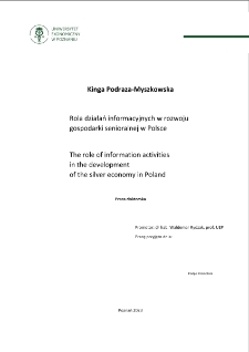 Rola działań informacyjnych w rozwoju gospodarki senioralnej w Polsce