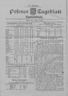 Posener Tageblatt. Handelsblatt 1903.03.17 Jg.42