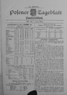 Posener Tageblatt. Handelsblatt 1903.03.31 Jg.42