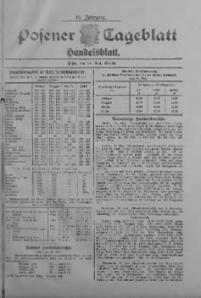 Posener Tageblatt. Handelsblatt 1903.05.14 Jg.42