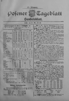 Posener Tageblatt. Handelsblatt 1903.05.16 Jg.42