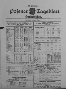 Posener Tageblatt. Handelsblatt 1903.06.03 Jg.42