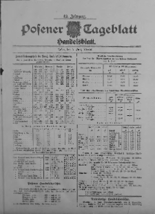 Posener Tageblatt. Handelsblatt 1903.06.05 Jg.42