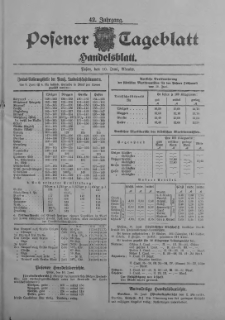 Posener Tageblatt. Handelsblatt 1903.06.10 Jg.42