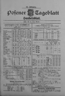 Posener Tageblatt. Handelsblatt 1903.06.12 Jg.42