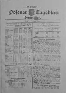 Posener Tageblatt. Handelsblatt 1903.06.25 Jg.42