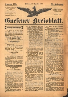 Gnesener Kreisblatt 1913.12.24 Jg.62 Nr103