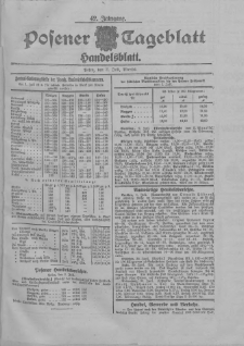 Posener Tageblatt. Handelsblatt 1903.07.02 Jg.42