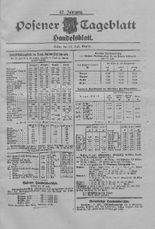 Posener Tageblatt. Handelsblatt 1903.07.17 Jg.42