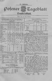 Posener Tageblatt. Handelsblatt 1903.07.23 Jg.42