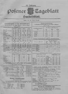 Posener Tageblatt. Handelsblatt 1903.07.24 Jg.42