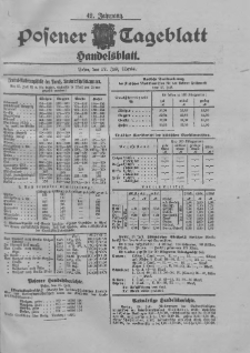 Posener Tageblatt. Handelsblatt 1903.07.27 Jg.42