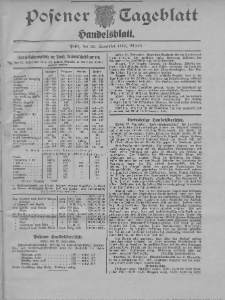 Posener Tageblatt. Handelsblatt 1903.09.26 Jg.42