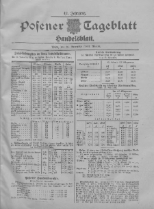 Posener Tageblatt. Handelsblatt 1903.11.16 Jg.42