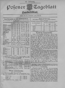 Posener Tageblatt. Handelsblatt 1903.11.17 Jg.42