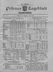 Posener Tageblatt. Handelsblatt 1903.12.09 Jg.42