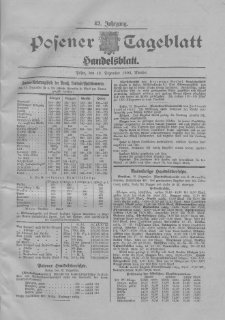 Posener Tageblatt. Handelsblatt 1903.12.12 Jg.42