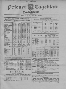 Posener Tageblatt. Handelsblatt 1903.12.23 Jg.42