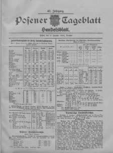 Posener Tageblatt. Handelsblatt 1904.01.06 Jg.42