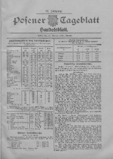 Posener Tageblatt. Handelsblatt 1904.01.12 Jg.42