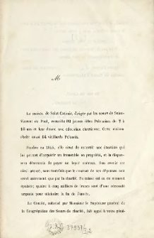 [Odezwa Inc.:] " M La maison de Saint-Casimir, dirig&eacute;e par les soeurs de Saint-Vincent de Paul ..."