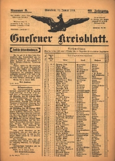 Gnesener Kreisblatt 1914.01.10 Jg.63 Nr3