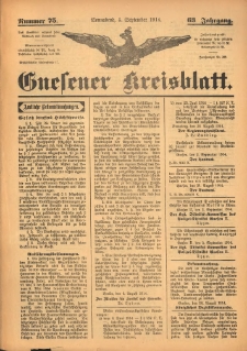 Gnesener Kreisblatt 1914.09.05 Jg.63 Nr75