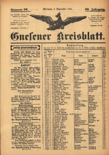 Gnesener Kreisblatt 1914.09.09 Jg.63 Nr76
