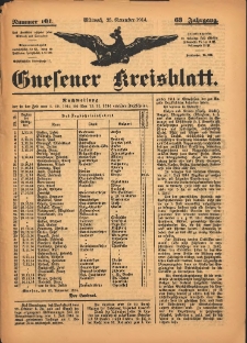 Gnesener Kreisblatt 1914.11.25 Jg.63 Nr101