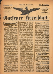 Gnesener Kreisblatt 1914.12.02 Jg.63 Nr103