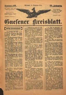 Gnesener Kreisblatt 1914.12.23 Jg.63 Nr109