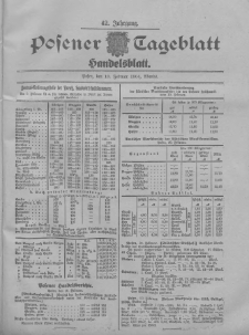 Posener Tageblatt. Handelsblatt 1904.02.10 Jg.42