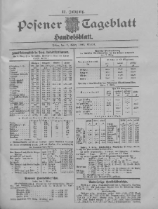 Posener Tageblatt. Handelsblatt 1904.03.07 Jg.42
