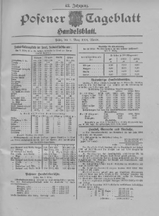 Posener Tageblatt. Handelsblatt 1904.03.08 Jg.42