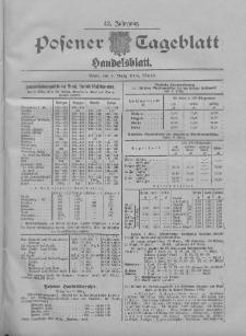 Posener Tageblatt. Handelsblatt 1904.03.09 Jg.42