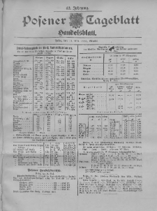 Posener Tageblatt. Handelsblatt 1904.05.11 Jg.42